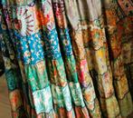 India kleurige rok maxi zomerrok lang wijd zwierig M L XL, Kleding | Dames, Maat 42/44 (L), Ophalen of Verzenden, Zo goed als nieuw