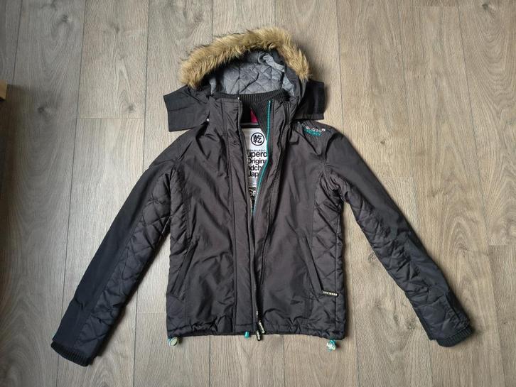 Superdry Original Windcheater Japan - Maat S, Kleding | Dames, Jassen | Winter, Gedragen, Maat 36 (S), Zwart, Ophalen of Verzenden