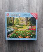 Flowerbeds in Keukenhof park- King puzzel - 1000 stukjes, Hobby en Vrije tijd, Denksport en Puzzels, Ophalen, 500 t/m 1500 stukjes