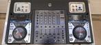 Pioneer DJM600 + 2x CDJ400 incl. professionele flightcase, Ophalen of Verzenden, Gebruikt, Pioneer