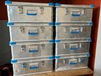 8x Zarges aluminium kisten, Gebruikt, 50 tot 75 cm, Ophalen of Verzenden, Minder dan 40 cm