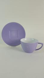 Nespresso kop en schotel paars of lila, koffiekopje. 5A2 /1, Tweedehands verkoop, Tweedehands verkoop, Gebruikt, Ophalen of Verzenden