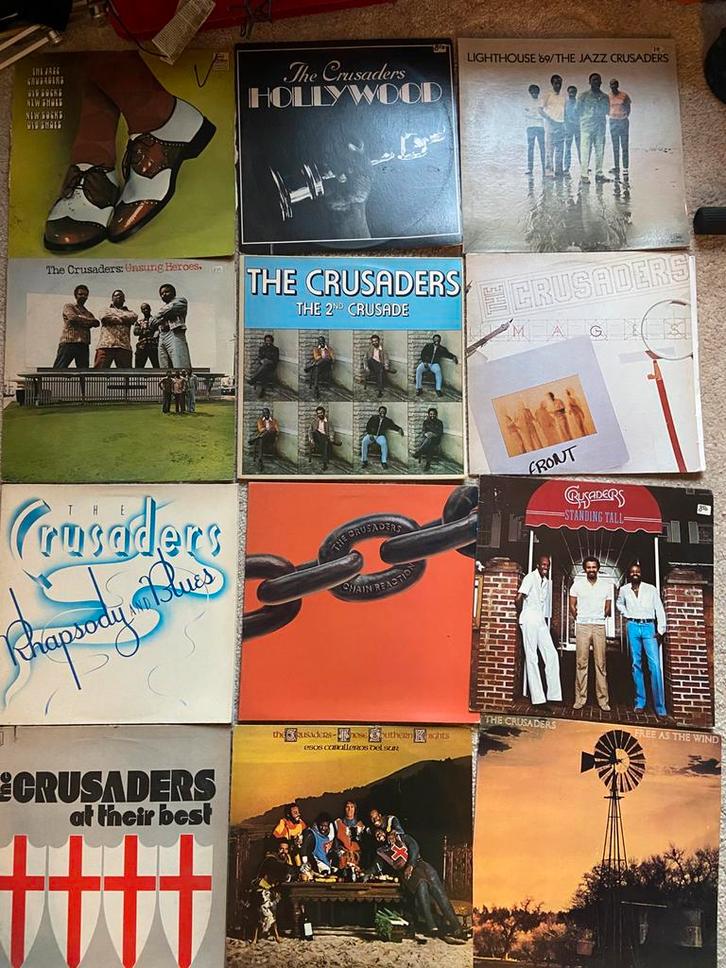 12 LP's elpees van de Crusaders en jazz-crusaders, Cd's en Dvd's, Vinyl | Jazz en Blues, Gebruikt, Jazz, 1960 tot 1980, 12 inch