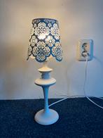 Leuke Schemerlamp met mooi kapje, Huis en Inrichting, Lampen | Vloerlampen, Ophalen of Verzenden, Minder dan 100 cm, Metaal, Landelijk