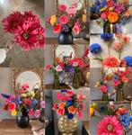 Prachtige 💕Grote Collectie 💕Zijden bloem Luxe Zijdebloem, Ophalen of Verzenden, Zo goed als nieuw