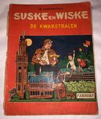 Suske en Wiske De Kwakstralen zeldzaam vintage twee kleuren, Gelezen, Ophalen of Verzenden, Eén stripboek