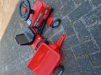 Tractor met kar, Kinderen en Baby's, Speelgoed | Buiten | Skelters, Ophalen, Zo goed als nieuw, Overige merken, Met kar of aanhanger