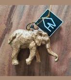 Kerstboom hanger olifant goudkleurig, Ophalen of Verzenden, Nieuw