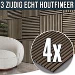 Akoestische Wand Panelen - 4 Stuks - 60x60 - Echt Houtfineer, Nieuw, Ophalen of Verzenden, Office@optimal-group.nl, Kerkweg