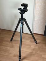 Gitzo statief met Manfrotto 410 kop, Audio, Tv en Foto, Fotografie | Statieven en Balhoofden, Gebruikt, 175 cm of meer, Met balhoofd