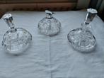Retro kaptafel set van kristal 3-delig, Antiek en Kunst, Antiek | Glas en Kristal, Ophalen