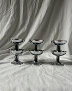 Vintage Alfra Italy (Alessi) design ijscoupes set van 6, Huis en Inrichting, Keuken | Servies, Ophalen, Overige materialen, Gebruikt