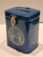 Oude blikken collectebus / missie blikje, Ophalen of Verzenden, Gebruikt, Overige