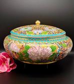 Grote Chinese cloisonnékom cloisonné schaal jaren 50 - K1BKD, Antiek en Kunst, Verzenden