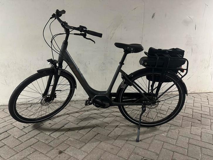 Trek District +1 lowstep damesfiets elektrisch, Fietsen en Brommers, Elektrische fietsen, Zo goed als nieuw, Overige merken, 47 tot 51 cm