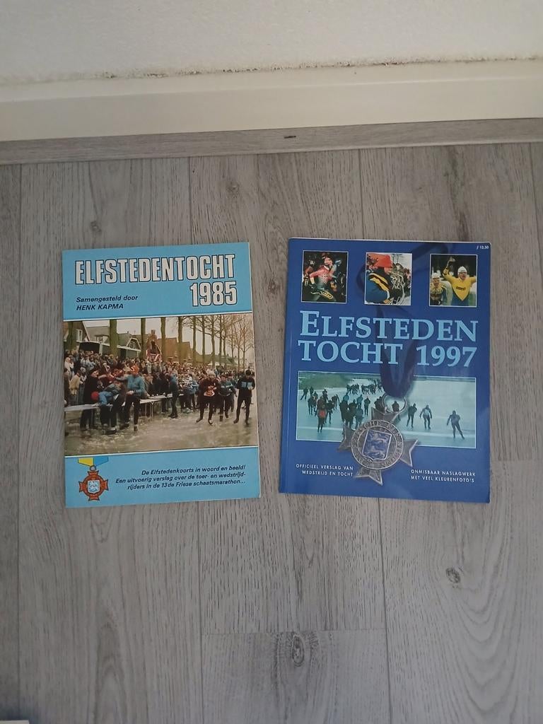 Elfstedentocht Boeken 1985 & 1997, Boeken, Ophalen of Verzenden, Gelezen, Overige onderwerpen, Henk Kapma