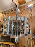 Vintage jaren 70 hanglamp chroom. Sciolari, Ophalen, Gebruikt, Minder dan 50 cm