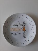 Tinkerbell ontbijtbordje disney, Ophalen of Verzenden, Gebruikt, Overige stijlen, Bord(en)