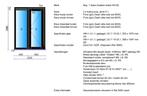 Mooie nieuwe Gealan S9000 kunststof pui met HR++ glas, Ophalen, Kunststof, Deurkozijn, Nieuw