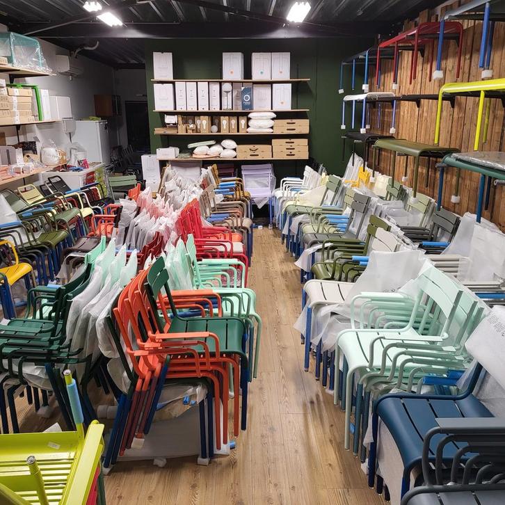 Ruime voorraad nieuwe fermob Luxembourg direct leverbaar, Tuin en Terras, Tuinstoelen, Nieuw, Aluminium, Ophalen