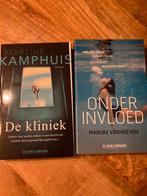 Twee nieuwe thriller boeken: De kliniek en Onder invloed, Ophalen of Verzenden, Nieuw, Nederland