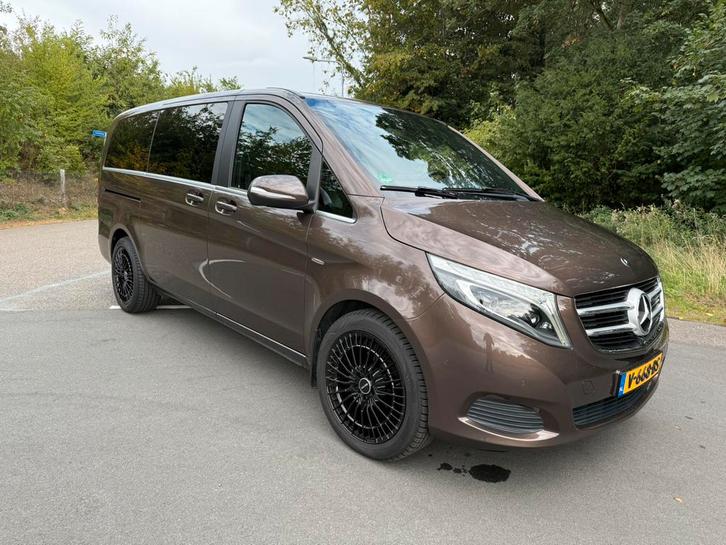 Mercedes-Benz V-klasse Avantgarde – Grijs kenteken, Auto's, Bestelauto's, Particulier, 360° camera, ABS, Achteruitrijcamera, Adaptieve lichten