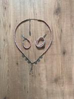 Moost wanted munten ketting met 2 bijpassende armbandjes, Verzenden, Gebruikt, Overige materialen, Verstelbaar