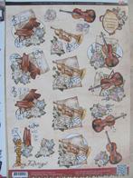 NIEUW AMY Design KNIPVEL vintage KERST instrumenten CD10395, Ophalen of Verzenden, Nieuw, Kerst, Overige typen