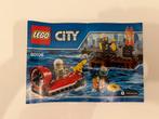 Lego City brandweer starterset 60106, Ophalen of Verzenden, Zo goed als nieuw, Lego