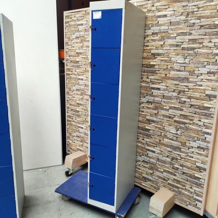 6-deurs Overtoom lockerkast - 180x50x30 cm, Huis en Inrichting, Kasten | Lockerkasten, Gebruikt