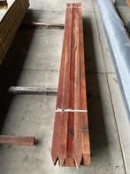 Hardhoutenpaal semi geschaafd Azobé 6x6x300 B-keus - J&W 105, Ophalen, Palen, Nieuw, Hardhout