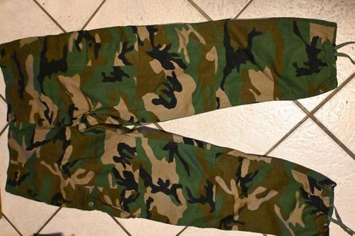 xl US army camouflage broek rip stop stof camo broek amerika, Verzamelen, Militaria | Algemeen, Landmacht, Kleding of Schoenen