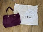 Furla schoudertas – paars leer met goudkleurige details, Overige merken, Paars, Ophalen of Verzenden, Zo goed als nieuw