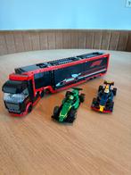 LEGO City 60445 F1 Truck, RB20 en AMR24 Formule 1., Ophalen of Verzenden, Zo goed als nieuw