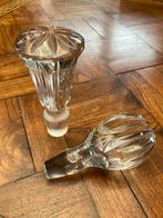 2 x Kristalglas Karafstop, Ophalen of Verzenden