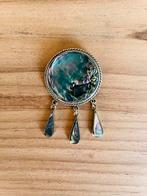 vintage Broche / hanger Alpaca Mexico Parelmoer anna nina, Ophalen of Verzenden, Zo goed als nieuw, Overige materialen