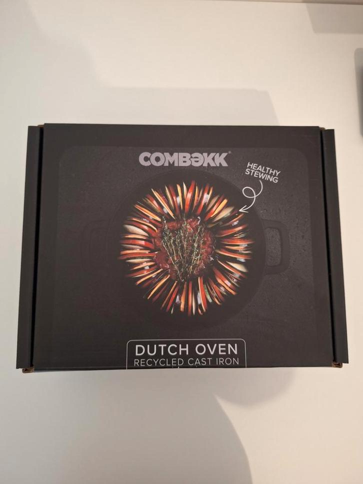 Gietijzeren Braadpan - CombEkk Dutch Oven, Huis en Inrichting, Keuken | Potten en Pannen, Nieuw, Koekenpan of Braadpan, Gietijzer