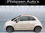 Fiat 500 Cabrio 1.2 Rock Automaat. Leder,Clima,LM., Auto's, Euro 5, Gebruikt, 915 kg, 23 €/maand