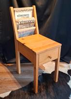 IKEA Sörum Stoel met Lektuurvak, Huis en Inrichting, Stoelen, Ophalen, Gebruikt, Bruin, Eén