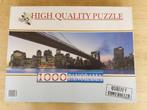 legpuzzel panorama New York 1000PCS 98cm x 33cm No. 91476, Ophalen of Verzenden, 500 t/m 1500 stukjes, Zo goed als nieuw, Legpuzzel