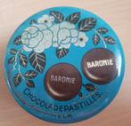 Oud chocolade blikje van Baronie, Verzamelen, Blikken, Ophalen of Verzenden, Gebruikt, Overige, Overige merken