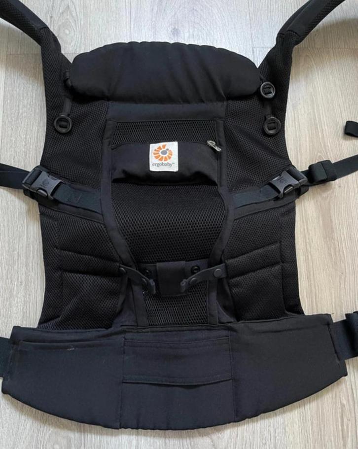 Ergobaby draagzak - adapt cool air black, Kinderen en Baby's, Babydragers en Draagdoeken, Zo goed als nieuw, Draagzak, Rug, Overige merken