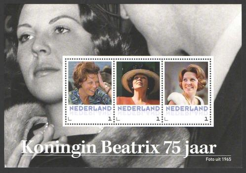 Postzegels Koningin Beatrix 75 jaar (4), Postzegels en Munten, Postzegels | Nederland, Postfris, Na 1940, Ophalen of Verzenden