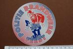 sticker politie brandweer feest, Verzamelen, Stickers, Ophalen of Verzenden, Zo goed als nieuw, Overige typen