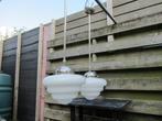 2 ZEER MOOIE IDENTIEKE GISPEN LAMPEN ( MICHELIN ), Huis en Inrichting, Lampen | Plafondlampen, Ophalen, Gebruikt, GISPEN