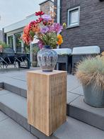 sokkel/zuil massief eikenhout, Huis en Inrichting, Woonaccessoires | Zuilen en Pilaren, Ophalen, Nieuw