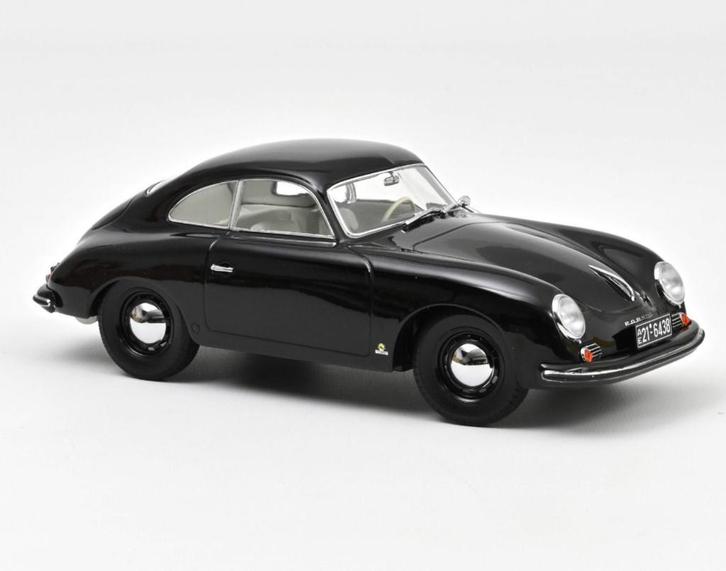 Porsche 356 Coupe 1952 Zwart schaal 1:18 NOREV ref. 187451, Hobby en Vrije tijd, Modelauto's | 1:18, Nieuw, Auto, Norev, Verzenden