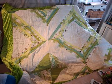 Handgemaakte Patchwork Sprei - 220x200cm beschikbaar voor biedingen