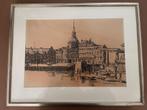 Prenten oud Dordrecht .3 prenten voor 70 euro., Verzamelen, Foto's en Prenten, Gebruikt, Ophalen of Verzenden, Voor 1940, Prent