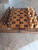 Schaakspel (tevens backgammon), Ophalen of Verzenden, Zo goed als nieuw